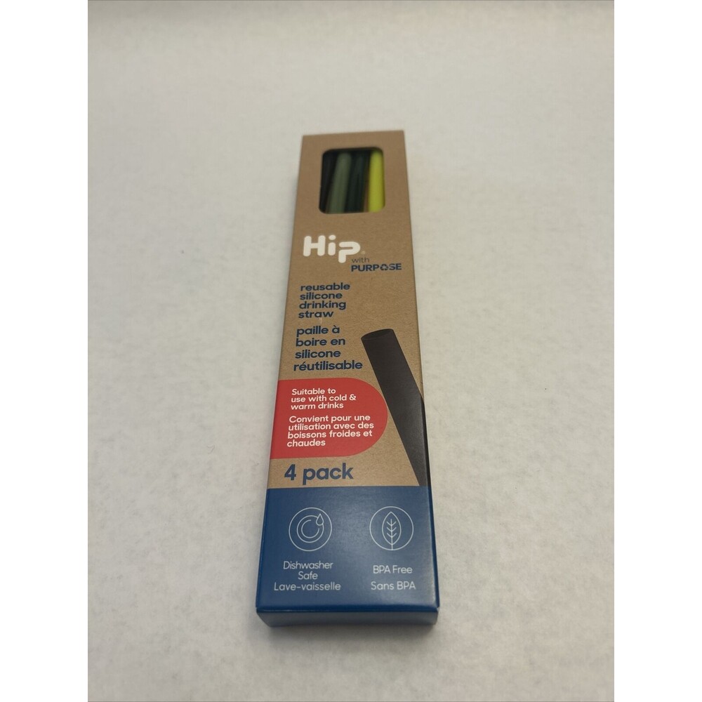 Reusable Straw 4 Pack HIP with Purpose